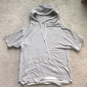Elwood Grey Hooded T-shirt